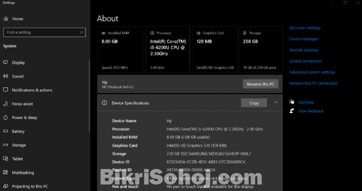 HP EliteBook 840 G3 Core-i5 6th-Gen